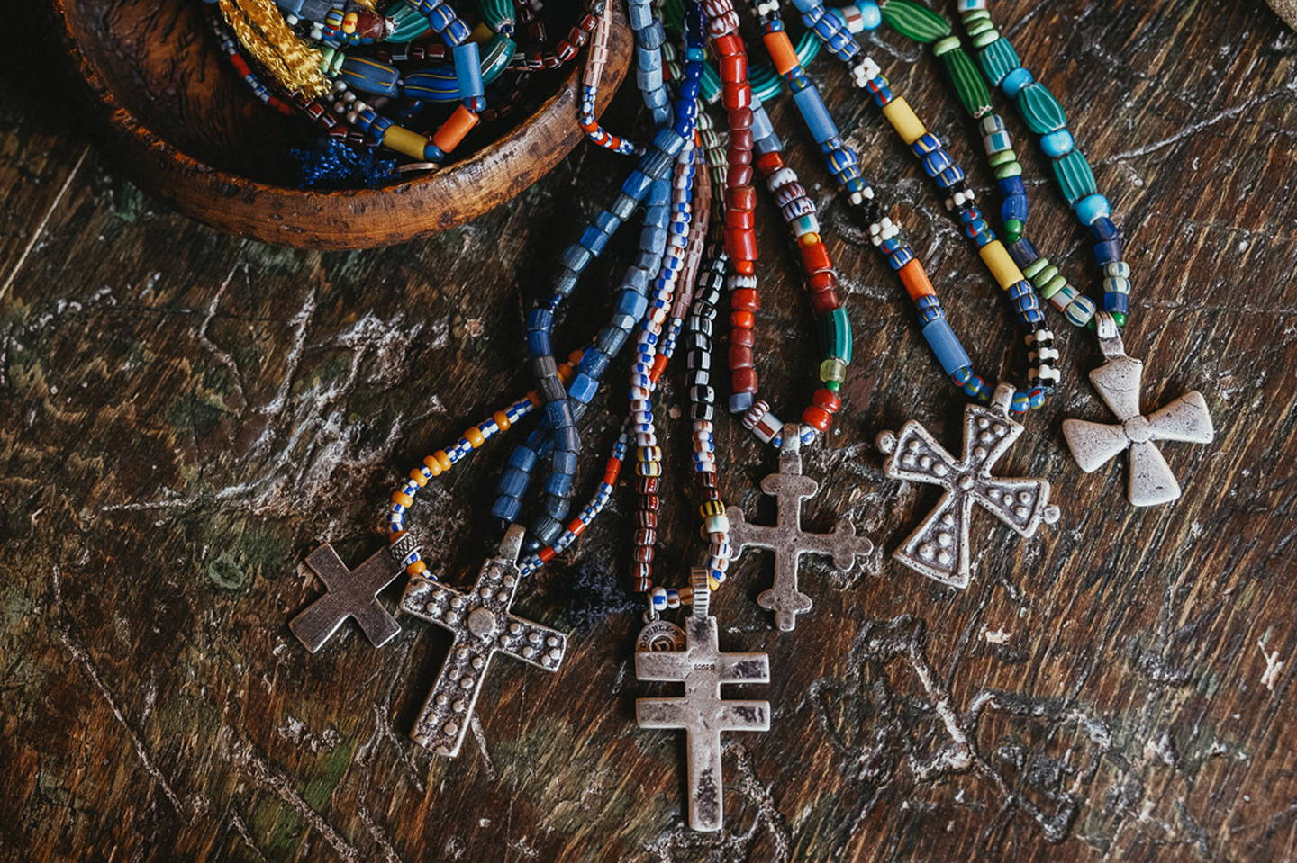 TRADE BEADS & CROSSES