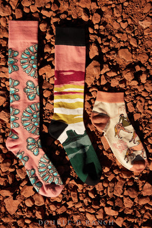 Socks, Monument Valley, 3 Pack, 191