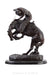 Art, Sculpture, Bronze, "Rattlesnake", Frederic Remington, Reproduction, Vintage, 1297