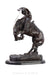 Art, Sculpture, Bronze, "Rattlesnake", Frederic Remington, Reproduction, Vintage, 1297