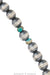 Necklace, Desert Pearl, Sterling Silver with Turquoise, 6MM, 16", Contemporary, 3366