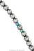 Necklace, Desert Pearl, Sterling Silver with Turquoise, 6MM, 20", Contemporary, 3368