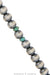 Necklace, Desert Pearl, Sterling Silver with Turquoise, 6MM, 24", Contemporary, 3369