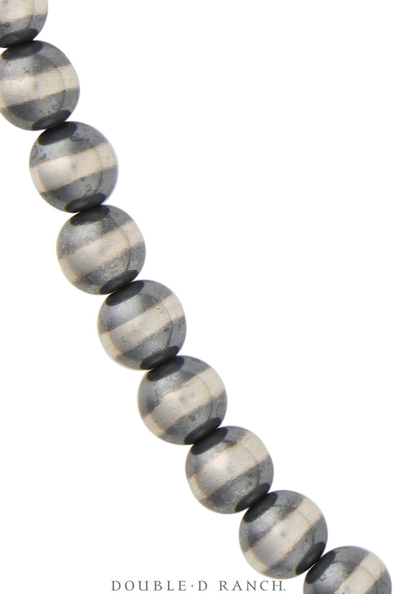 Necklace, Desert Pearl, Sterling Silver, 8MM, 20", Contemporary, 3379