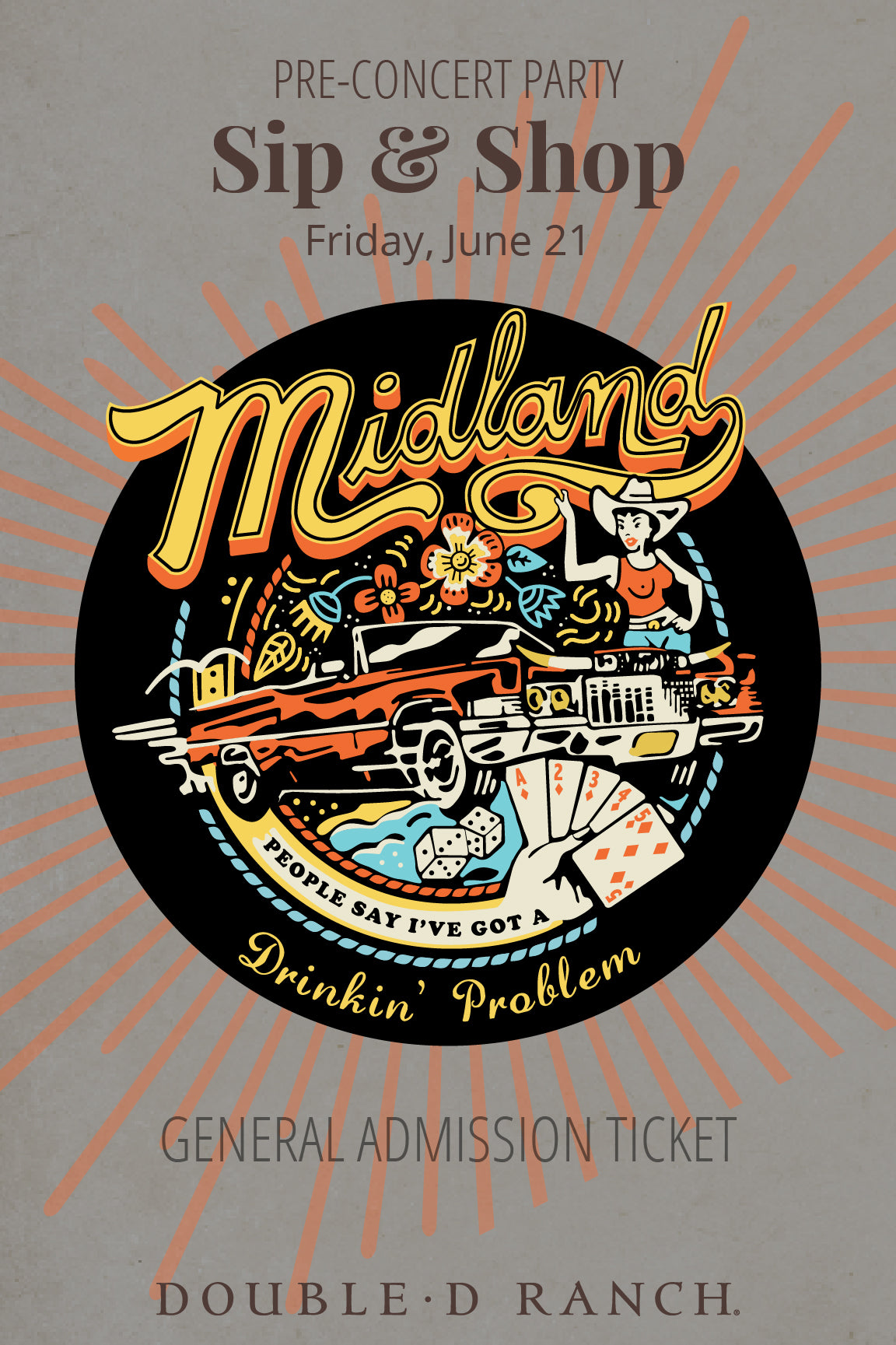 Ticket, Midland, June, 2024, General Admission