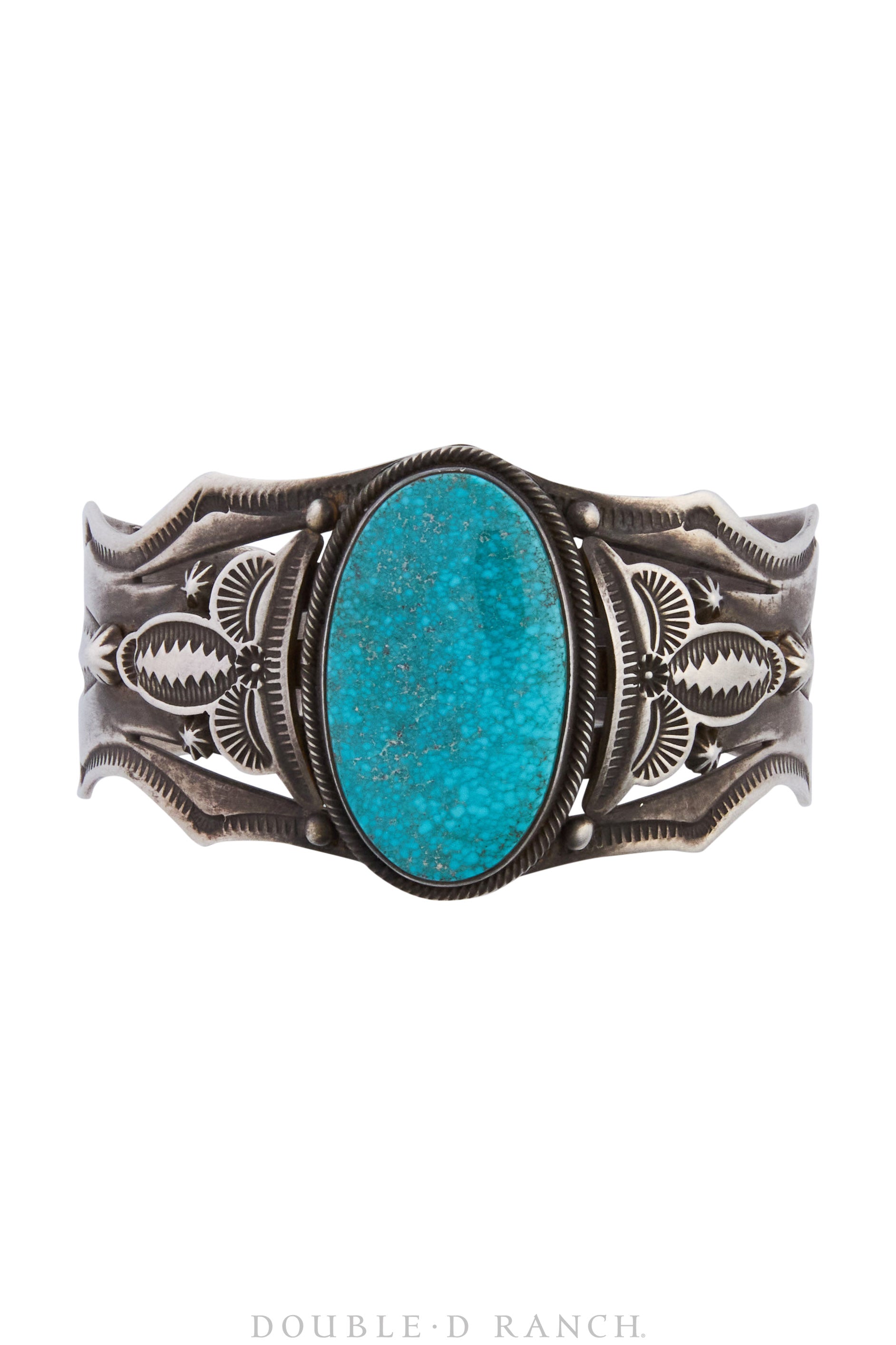 Cuff, Natural Stone, Turquoise, Hallmark, Vintage, 3685