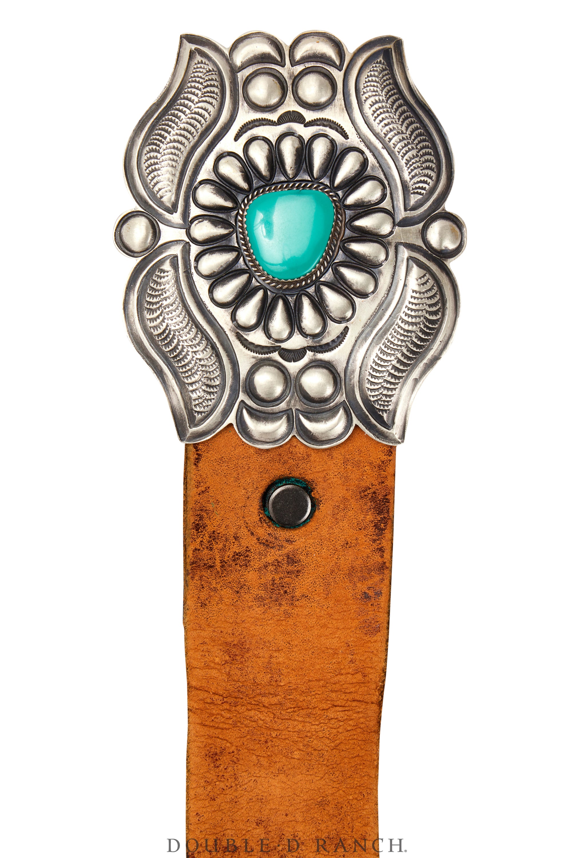 Belt, A Vintage, Concho, Turquoise, Hallmark, New Old Stock, 678