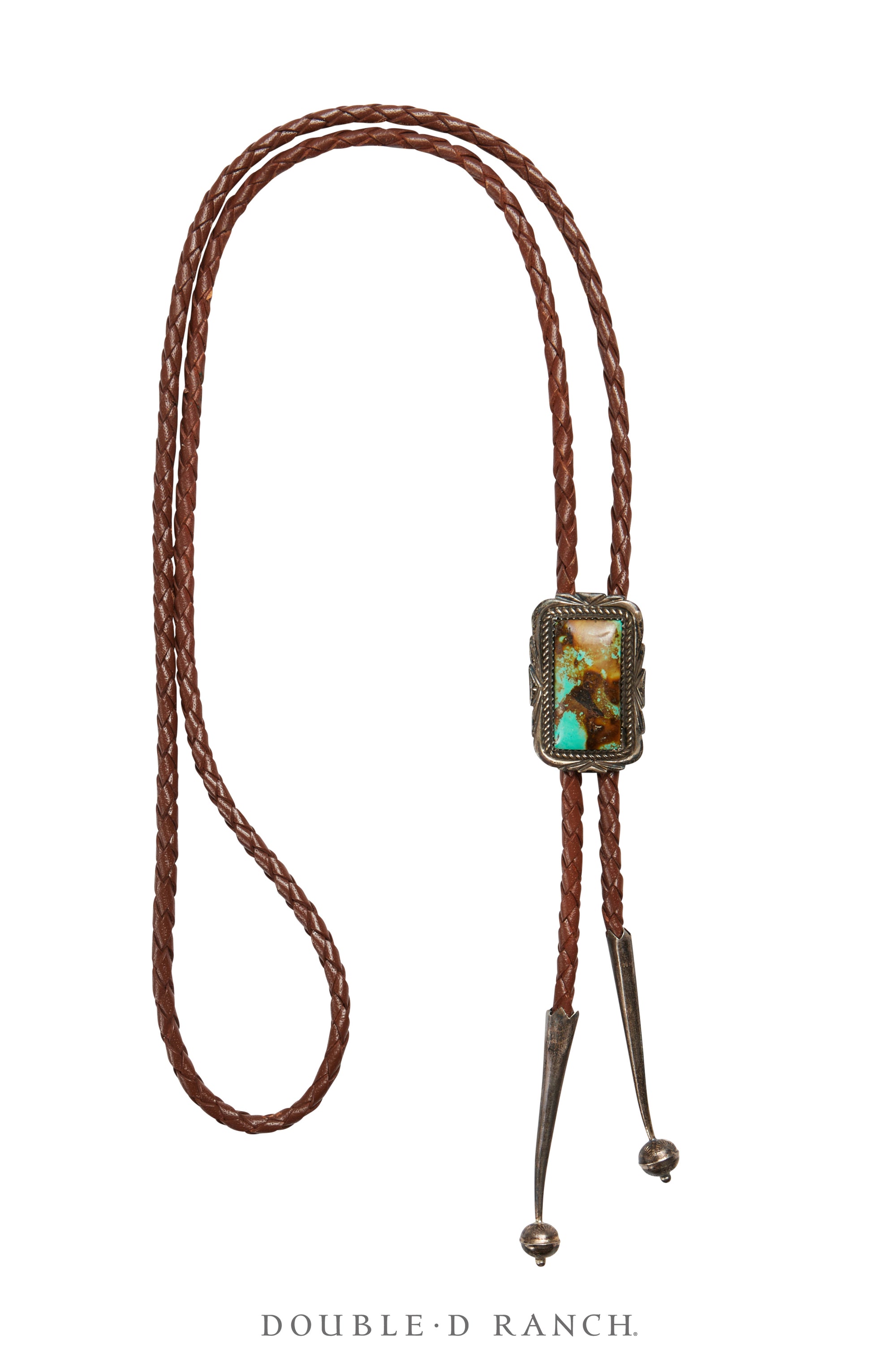 Bolo, Natural Stone, Turquoise, Vintage, 3439