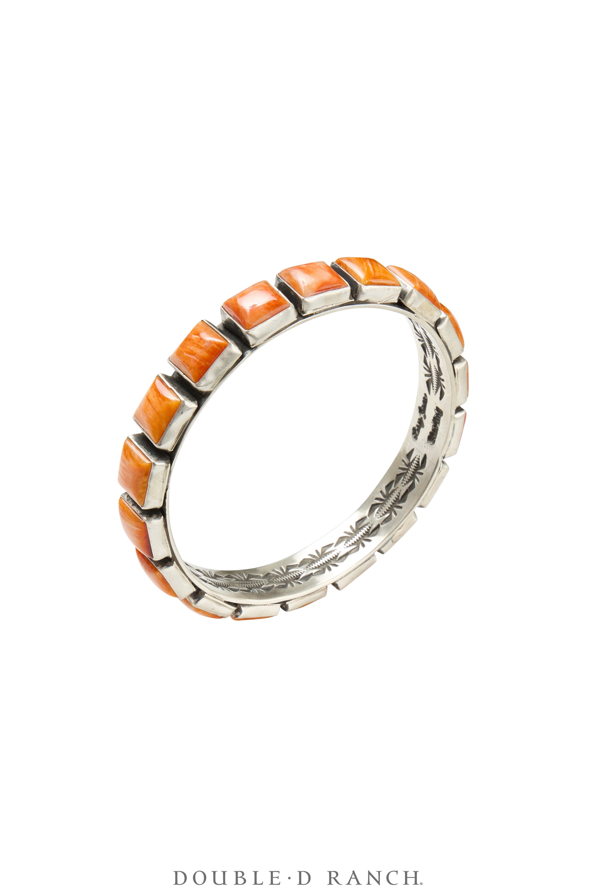 Cuff, Bangle, Orange Spiny Oyster, Hallmark, Contemporary, 3824