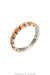 Cuff, Bangle, Orange Spiny Oyster, Hallmark, Contemporary, 3824