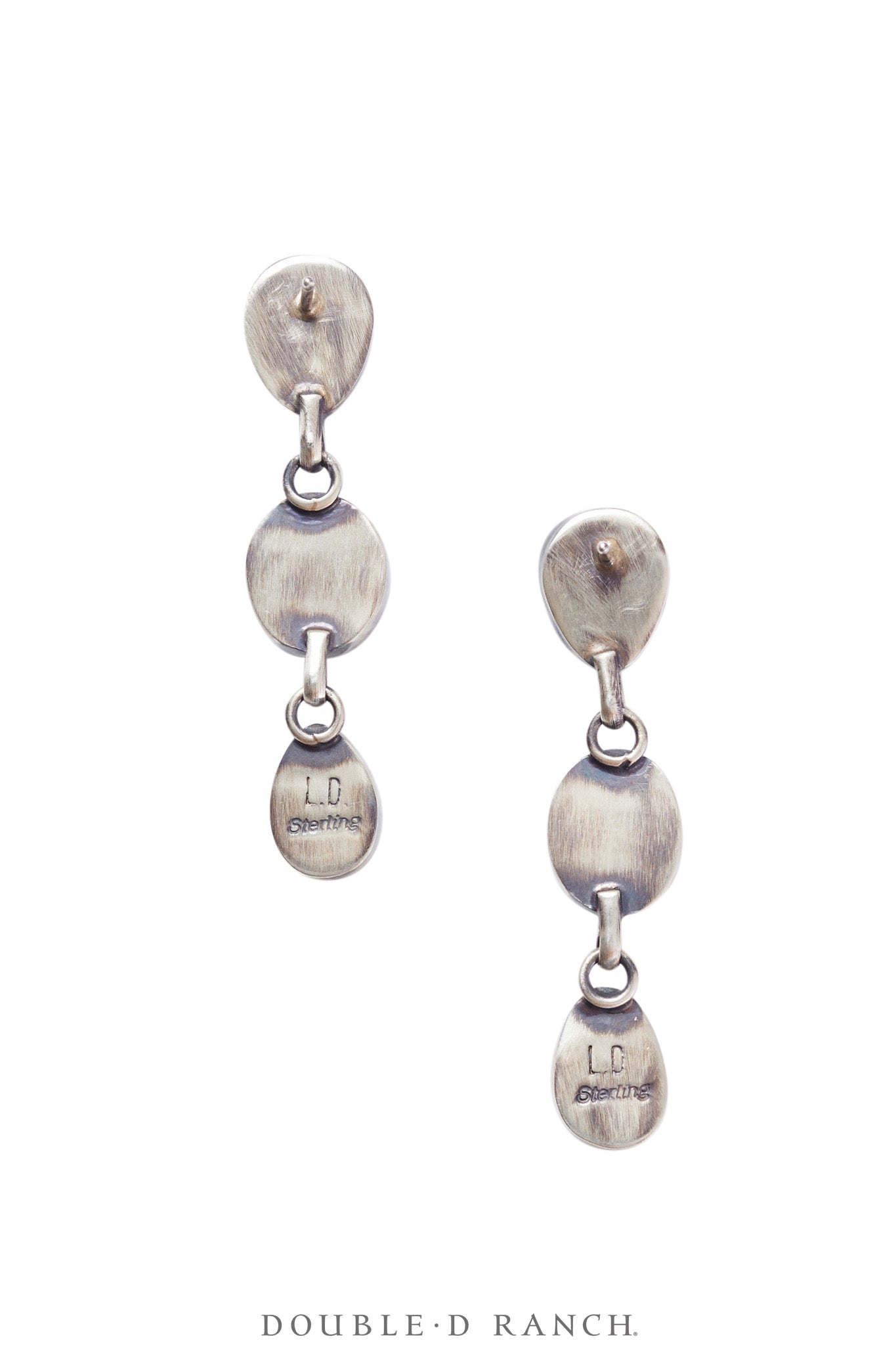 Earrings, Sonoran, Dangle, 3 Stone, Hallmarked, Contemporary, 1769