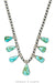 Necklace, Opera, Sonoran Mountain Turquoise with matching Earrings, Hallmarked, Contemporary, 3351