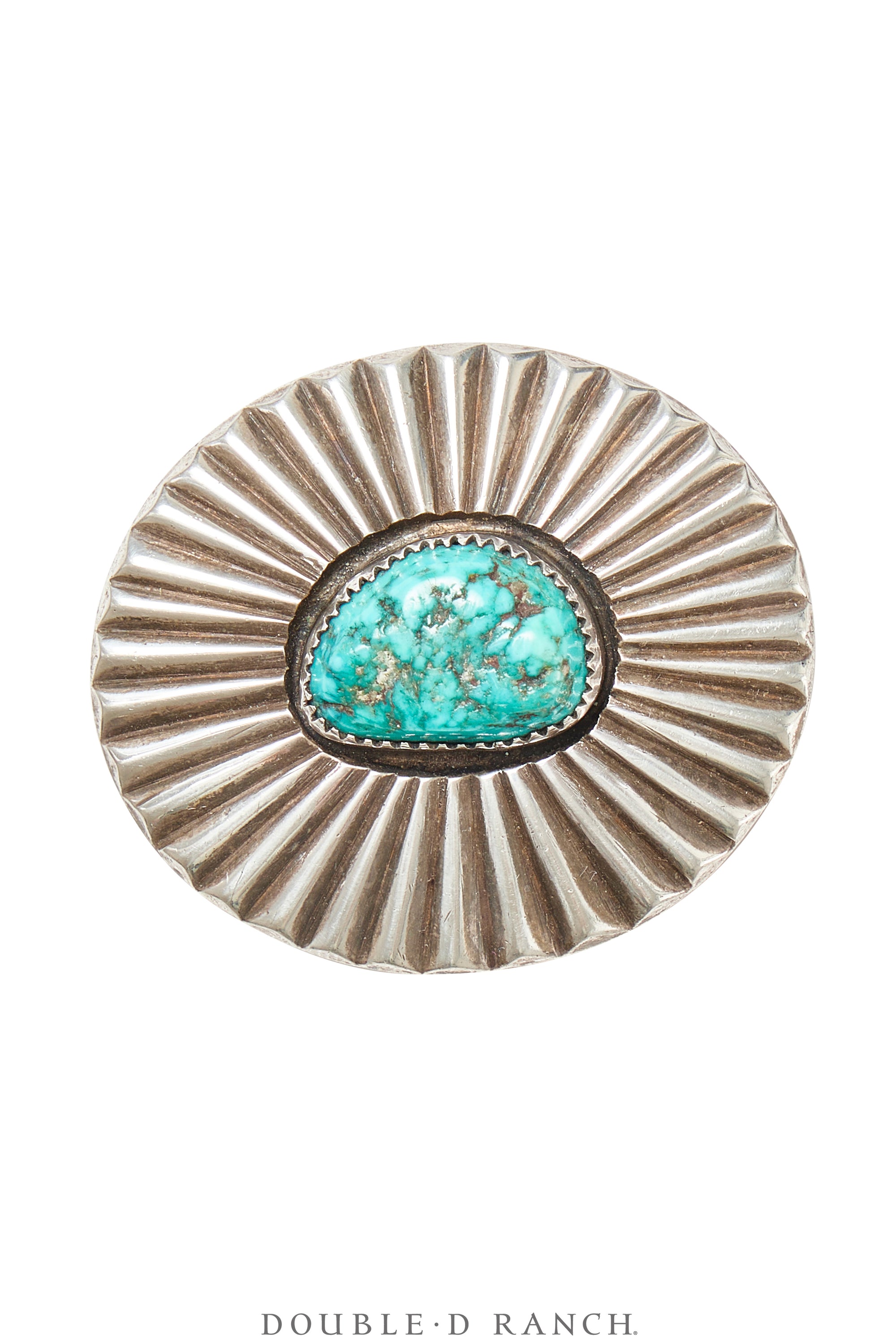 Pin, Concho, Turquoise, Vintage, 1094