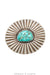 Pin, Concho, Turquoise, Vintage, 1094