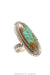 Ring, Natural Stone, Turquoise, Hallmark, Contemporary, 1520