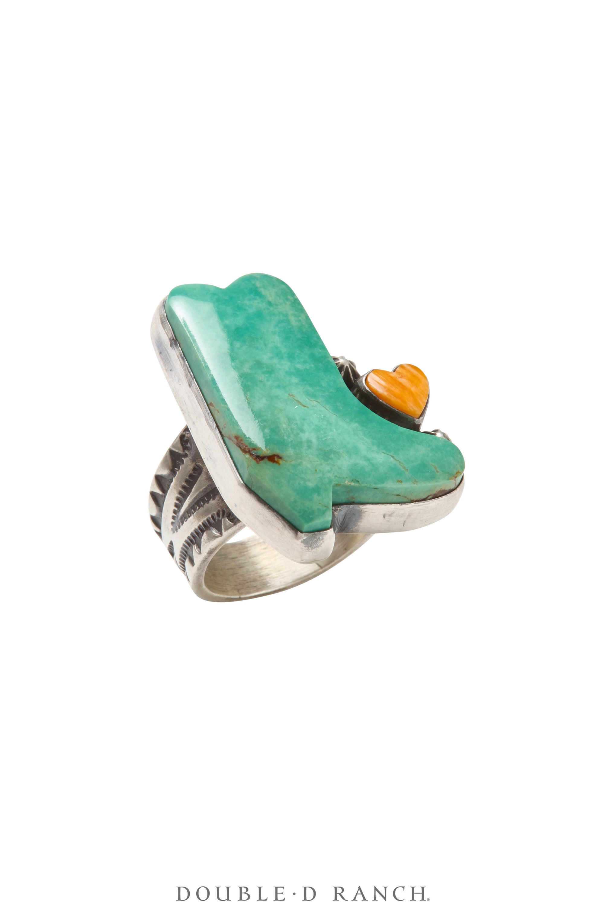 Ring, Novelty, Kingman, Orange Spiny Oyster, Hallmarked, Contemporary, 1531