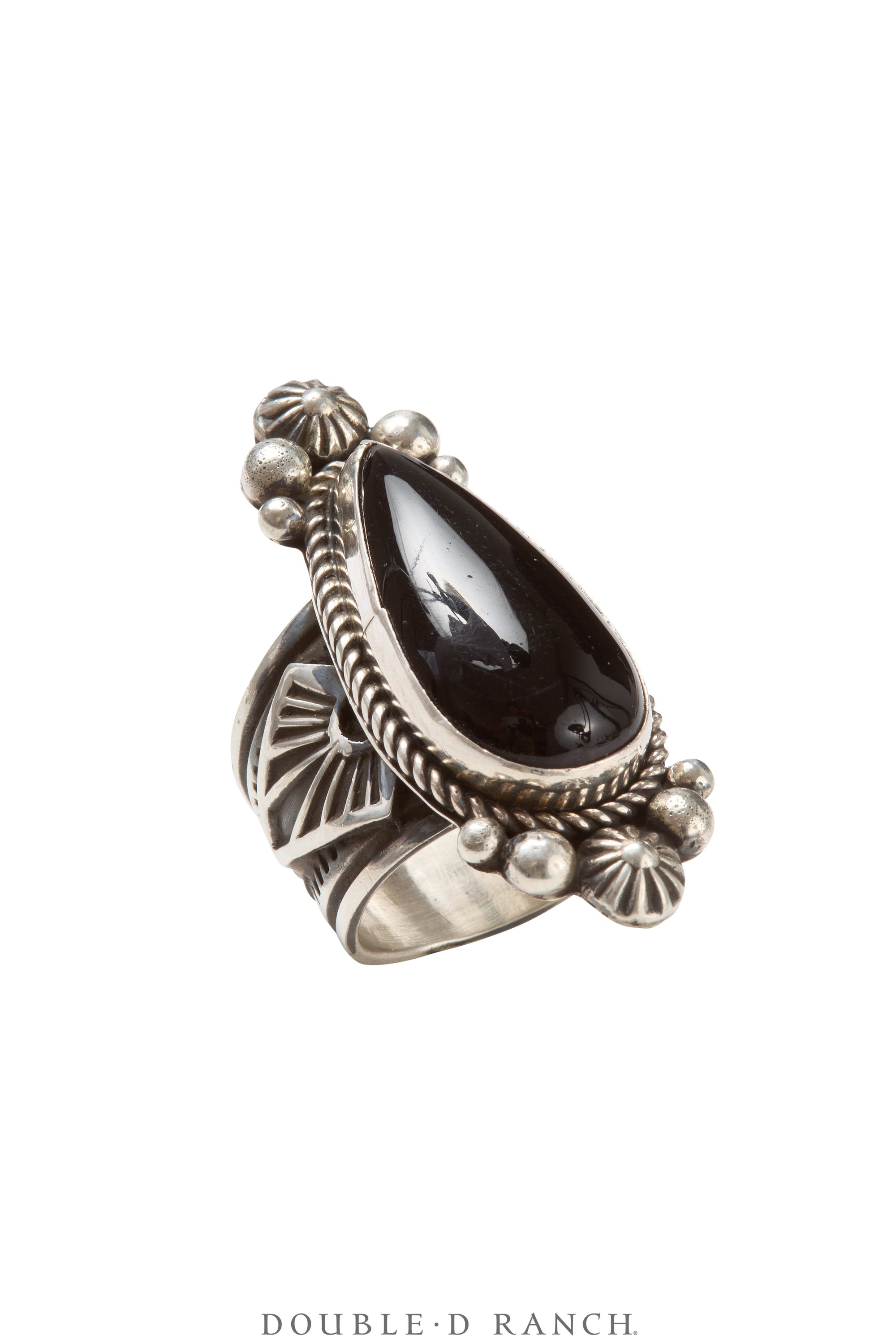 Ring, Statement, Onyx, Hallmarked, Contemporary, 1532