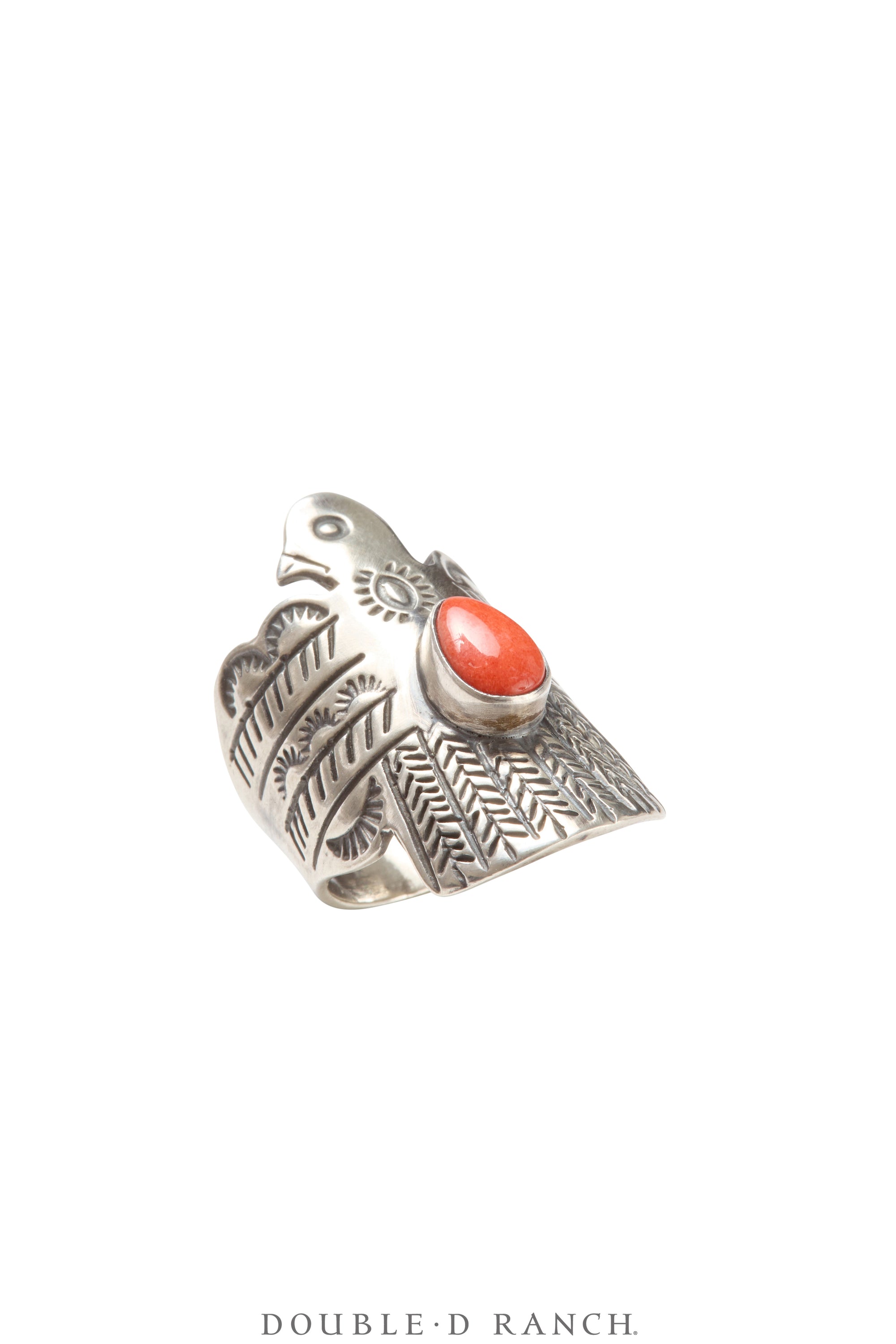 Ring, Novelty, Coral Spiny Oyster, Hallmark, Contemporary, 1541C