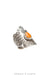 Ring, Novelty, Orange Spiny Oyster, Hallmark, Contemporary, 1541B