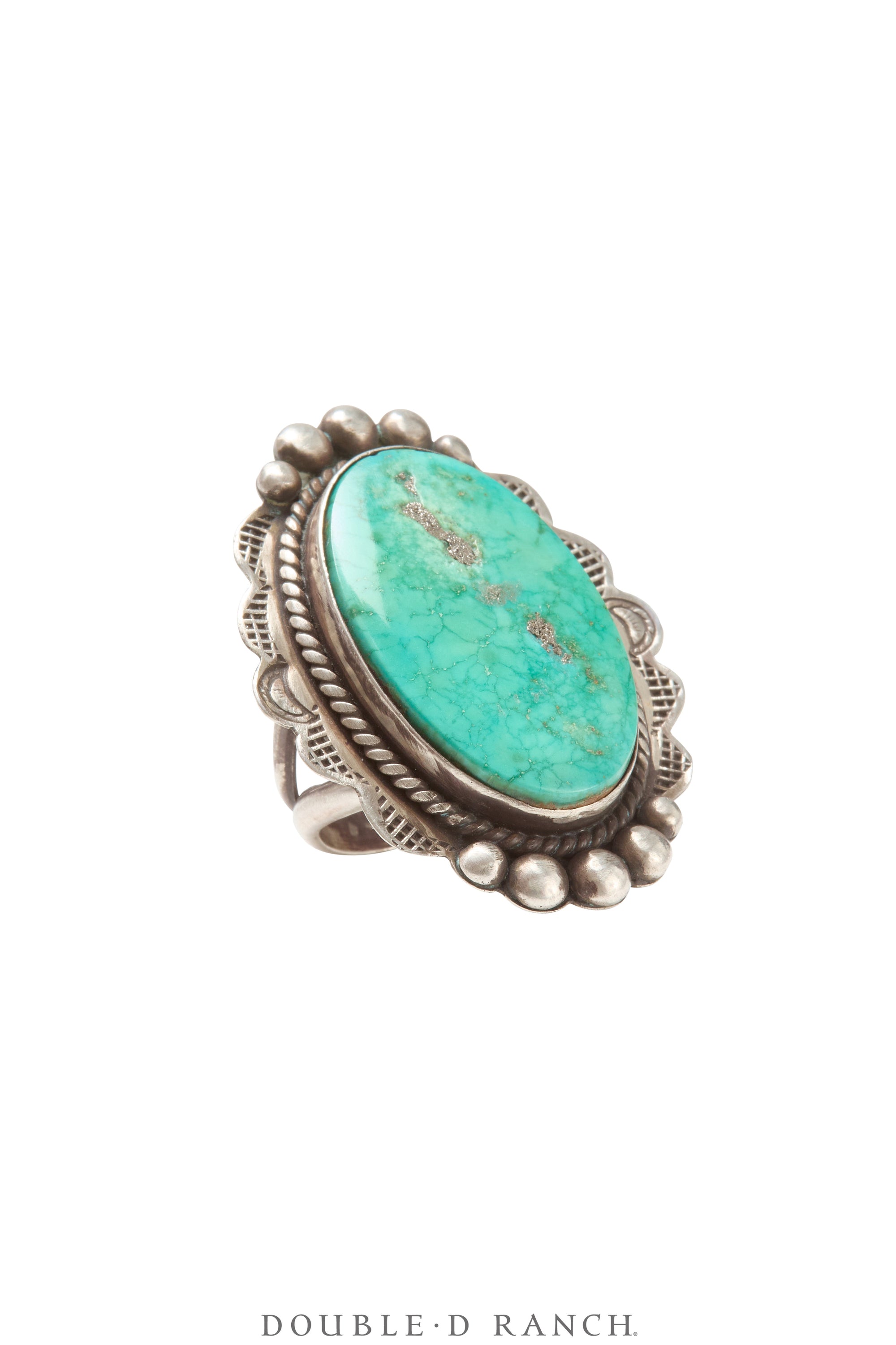 Ring, Natural Stone, Turquoise, Vintage, 1543