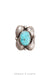 Ring, Natural Stone, Turquoise, Vintage, 1552