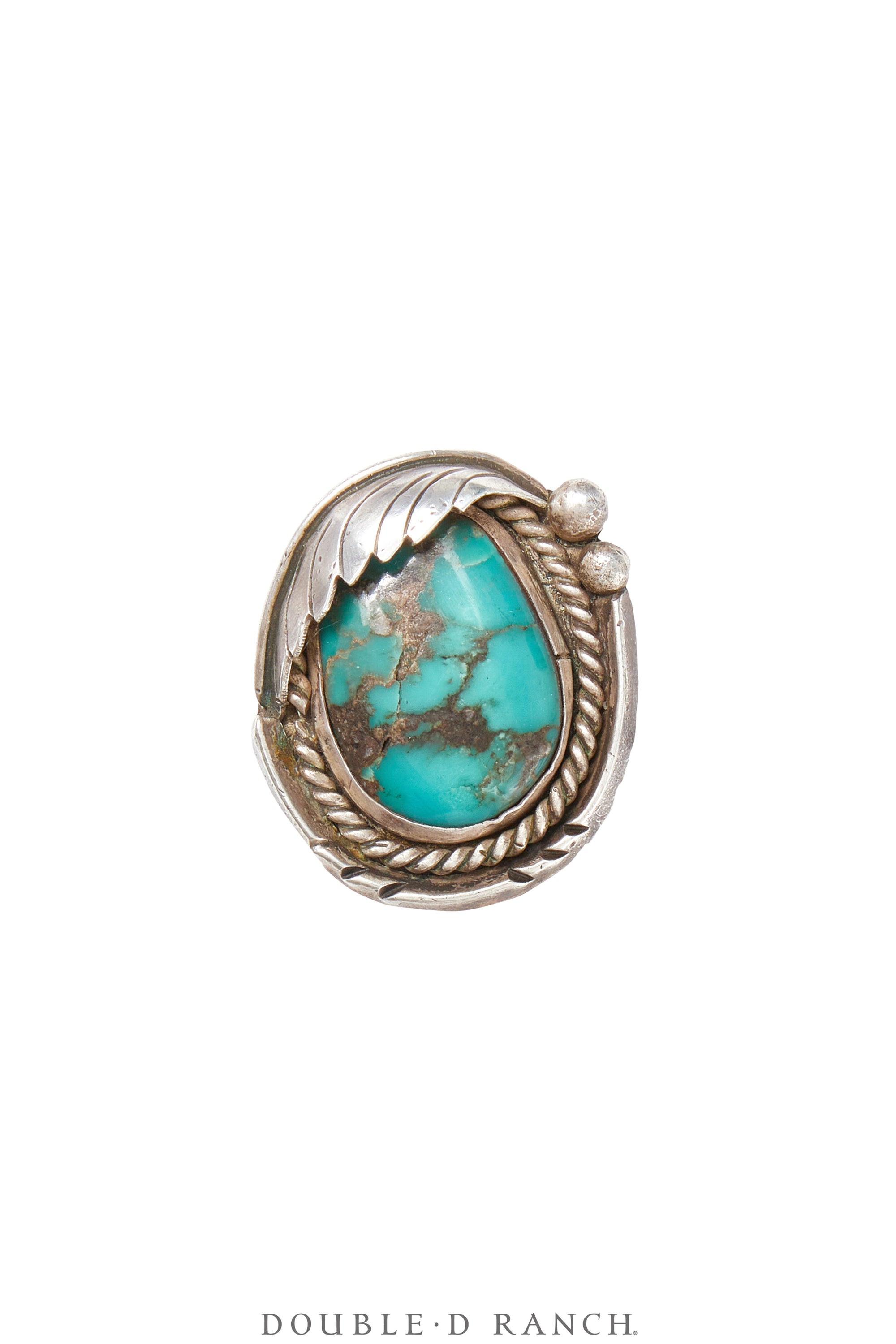 Ring, Natural Stone, Turquoise, Vintage, 1562