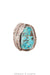 Ring, Natural Stone, Turquoise, Vintage, 1571