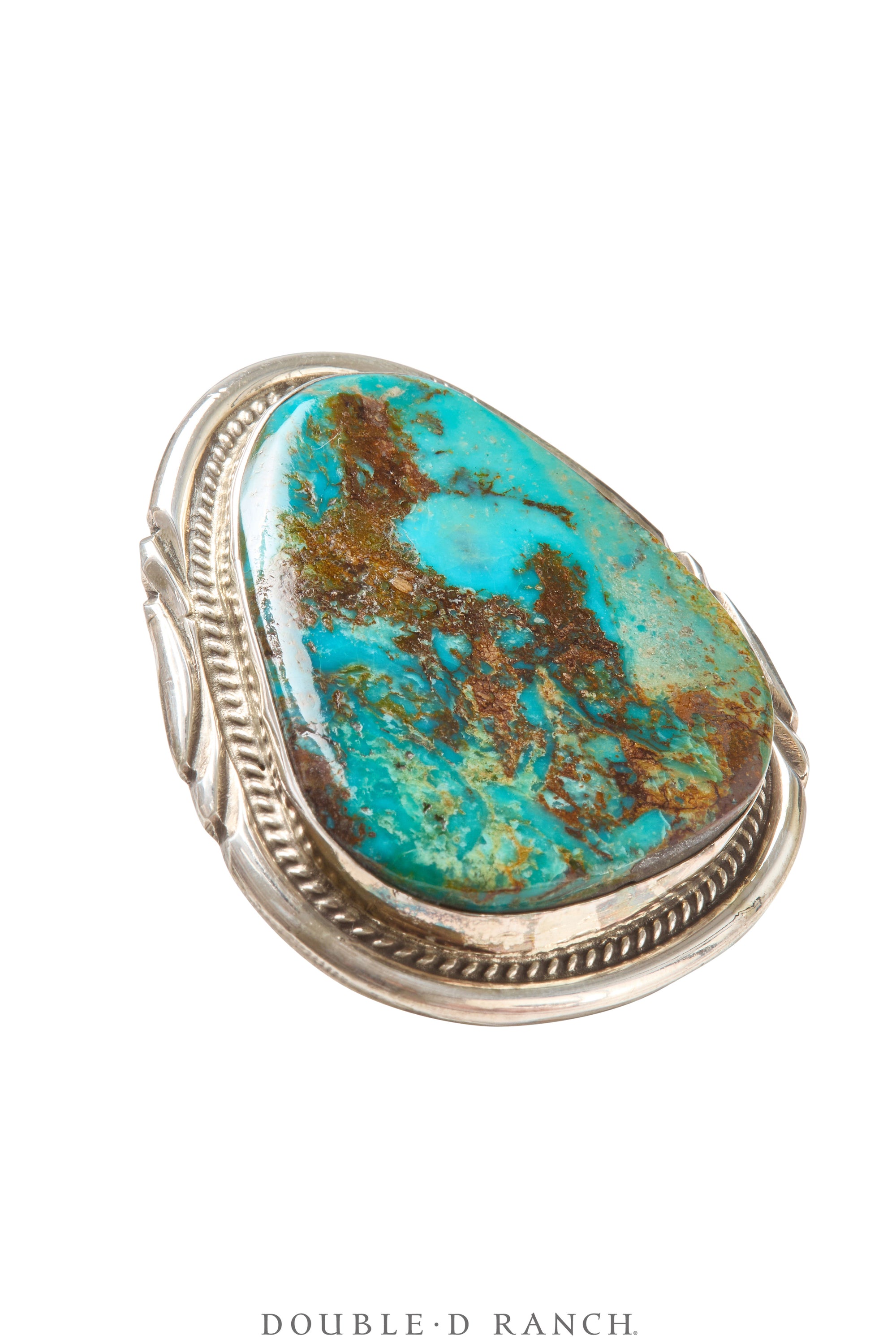 Ring, Natural Stone, Turquoise, Vintage, 1580