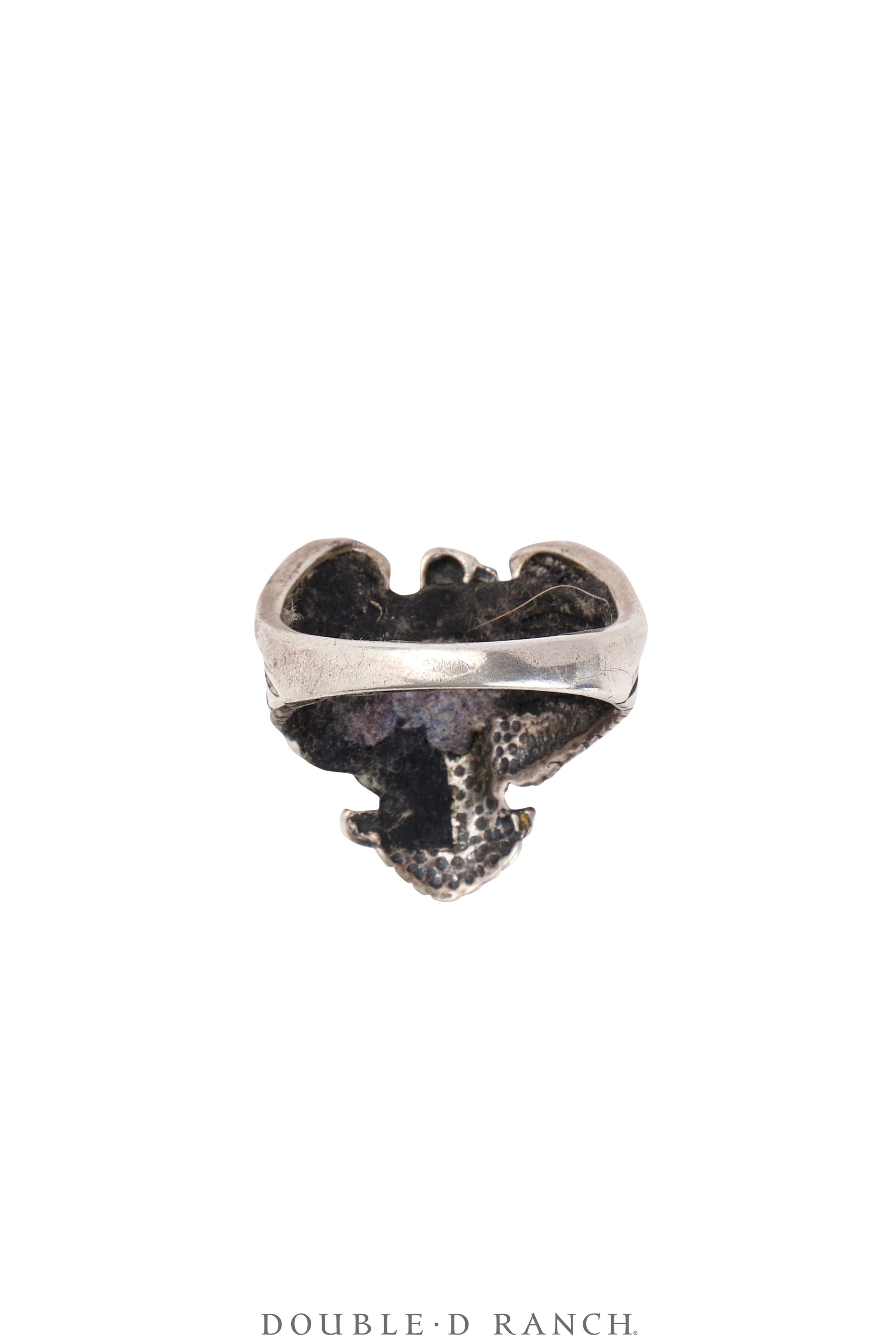 Ring, Biker, Eagle, Sterling Silver, Vintage ‘40s, 1642