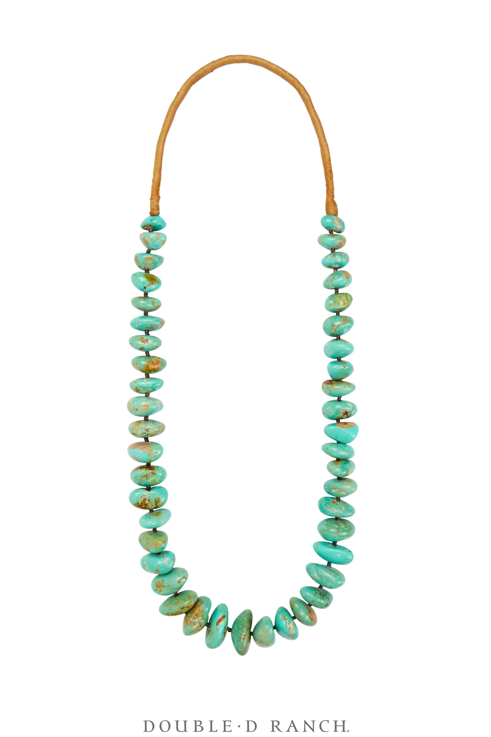 Necklace, Natural Stone, Turquoise, Nugget, Navajo, Contemporary, 3434