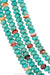 Necklace, Natural Stone, Turquoise With Spiny Oyster, 4 Strand, Navajo, Contemporary, 3428