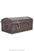 Miscellaneous, Trunk, Studded Leather, Spanish Colonial, Antique 18/19th Century, 280