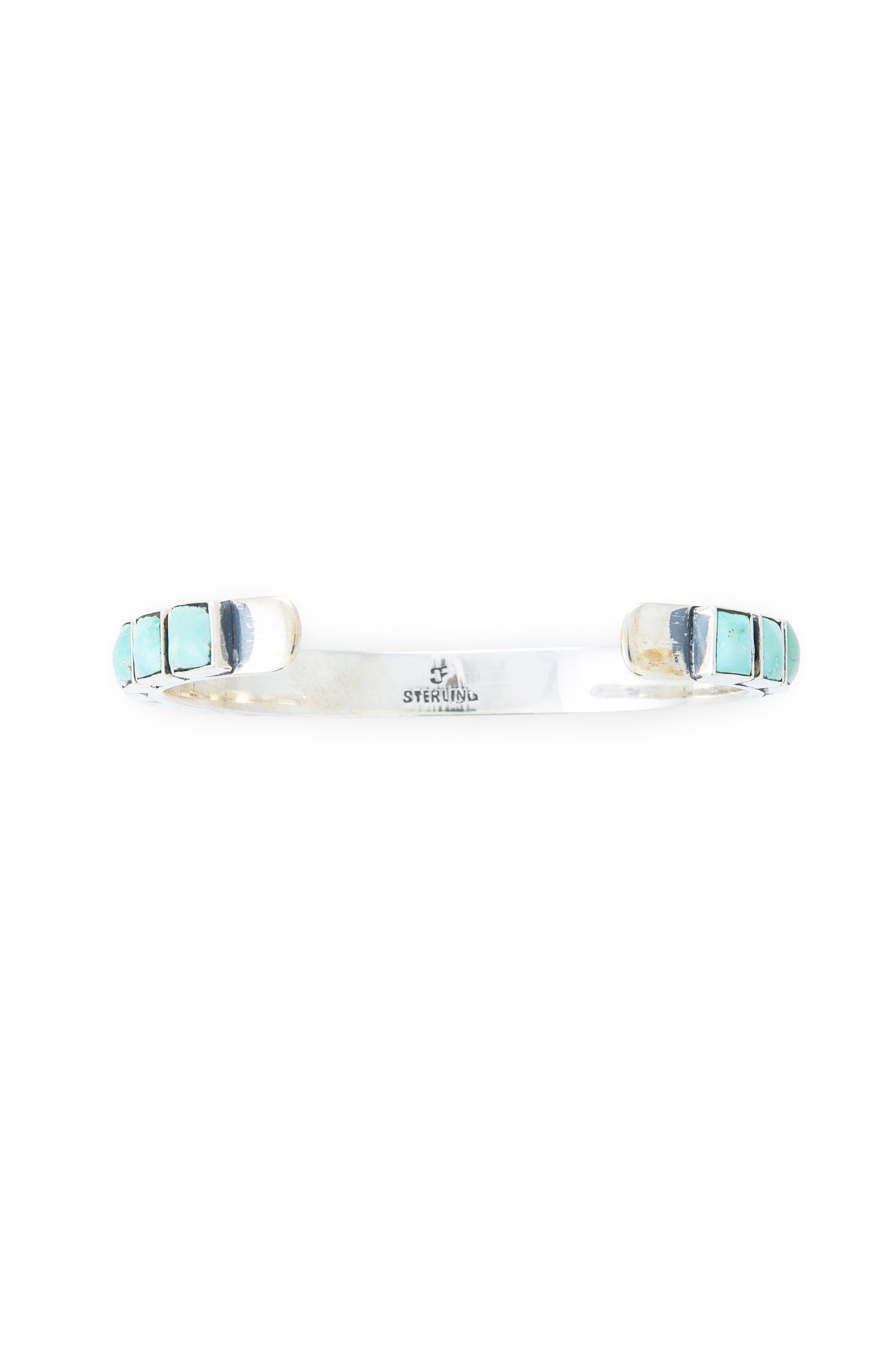 Cuff, Turquoise, Row, Turquoise, Frederico, Contemporary, 649T