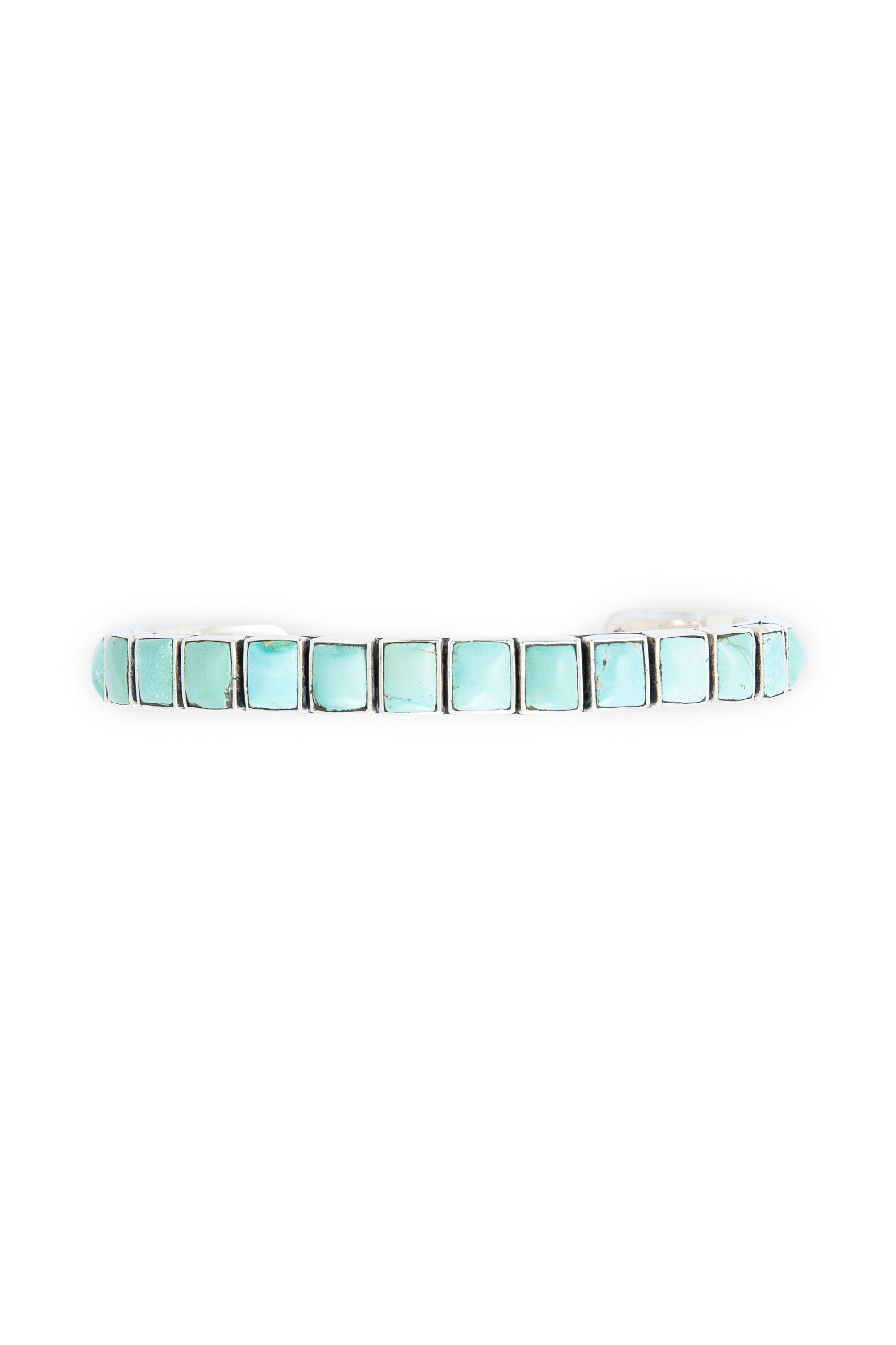 Cuff, Turquoise, Row, Turquoise, Frederico, Contemporary, 649T