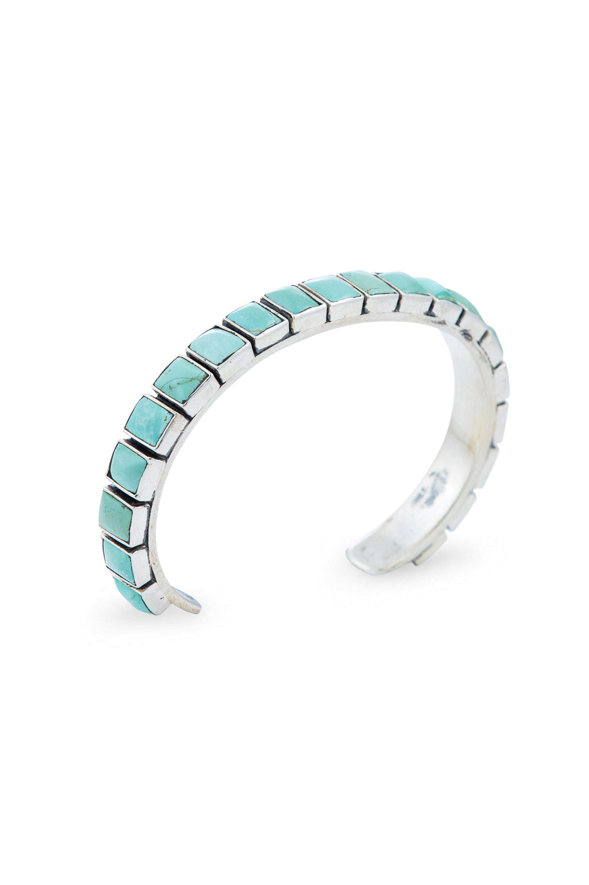 Cuff, Turquoise, Row, Turquoise, Frederico, Contemporary, 649T