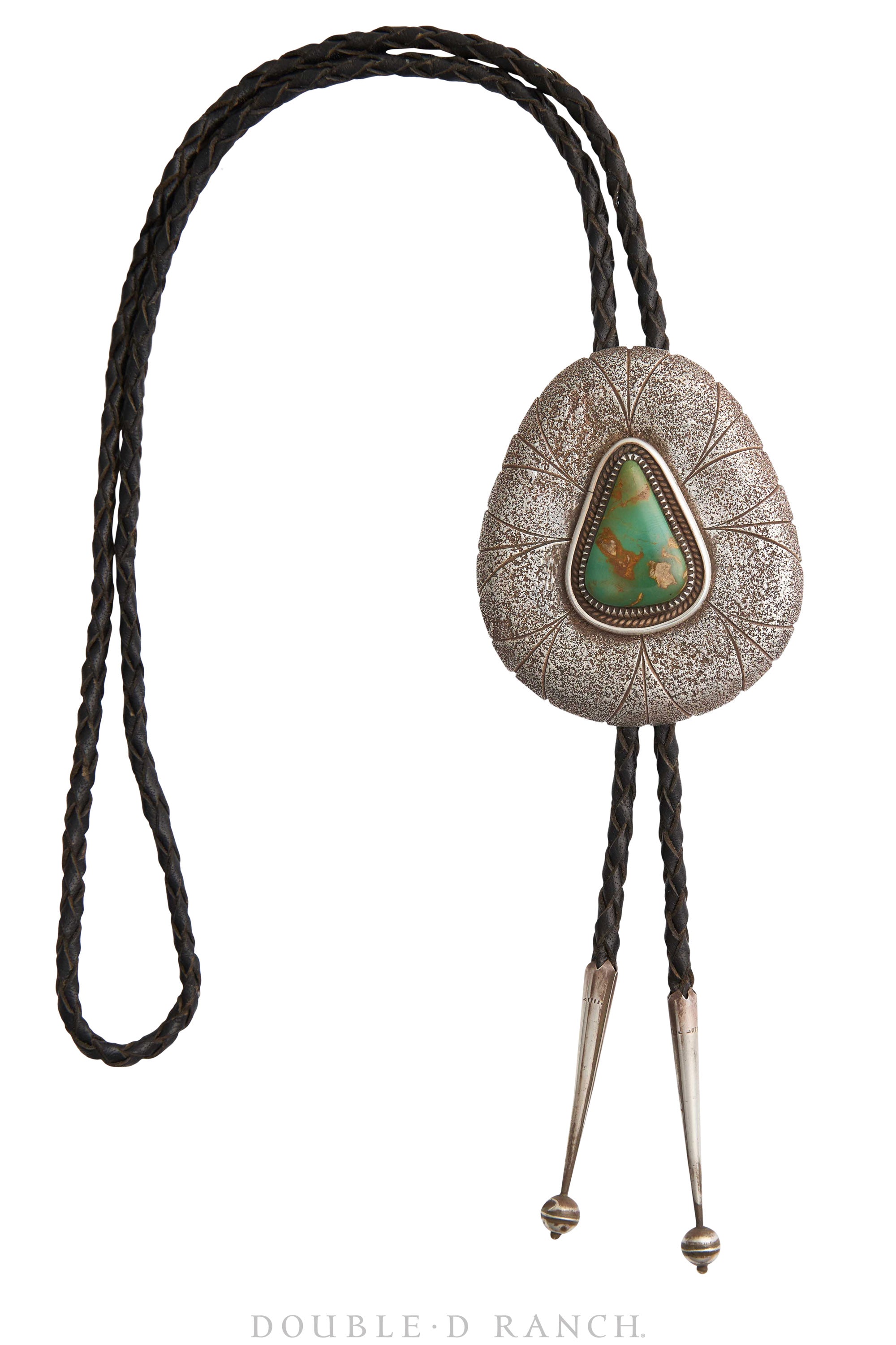 Bolo, Natural  Stone, Turquoise, Royston Mine, Hallmark, Vintage, 3228