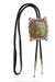 Bolo, Natural Stone, Turquoise, Concho, Vintage, 3164