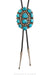 Bolo, Cluster, Turquoise, Hallmark, Vintage, 3215