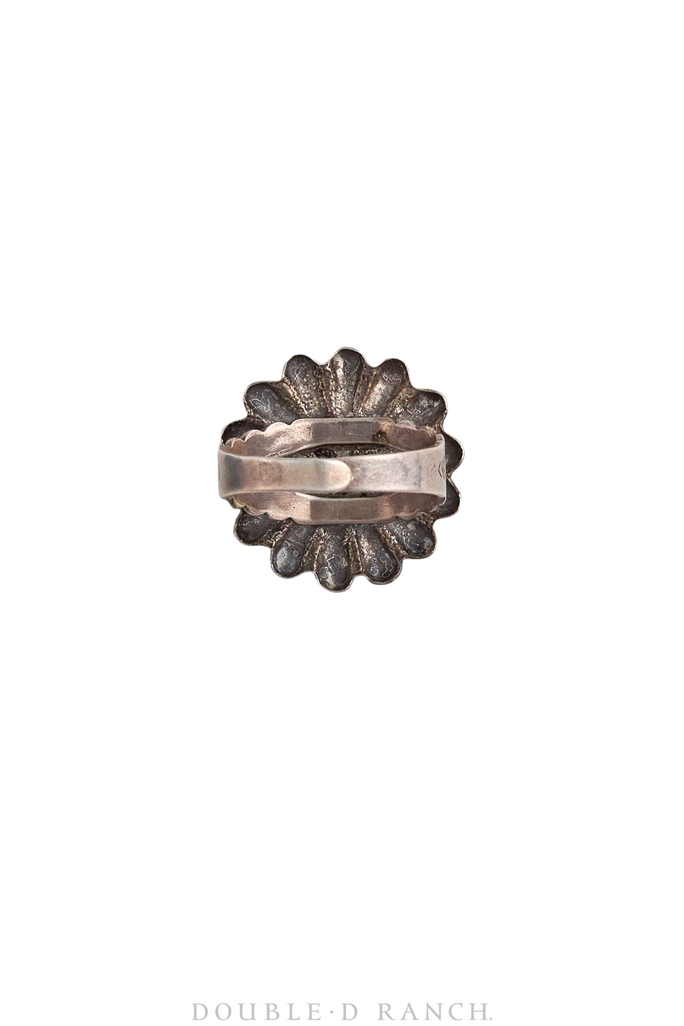 Ring, Fred Harvey Railroad Era, Sterling, Vintage, 1611