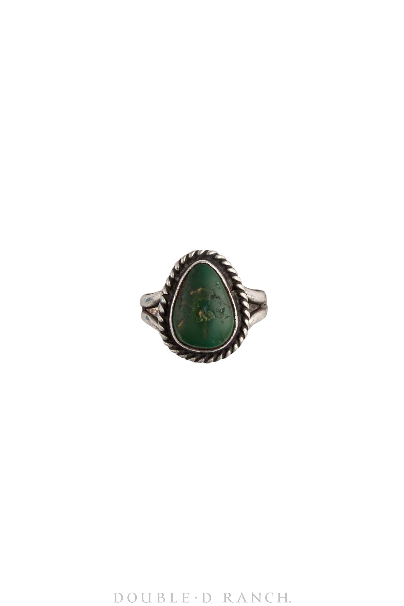 Ring, Fred Harvey Railroad Era, Turquoise, Vintage, 1629