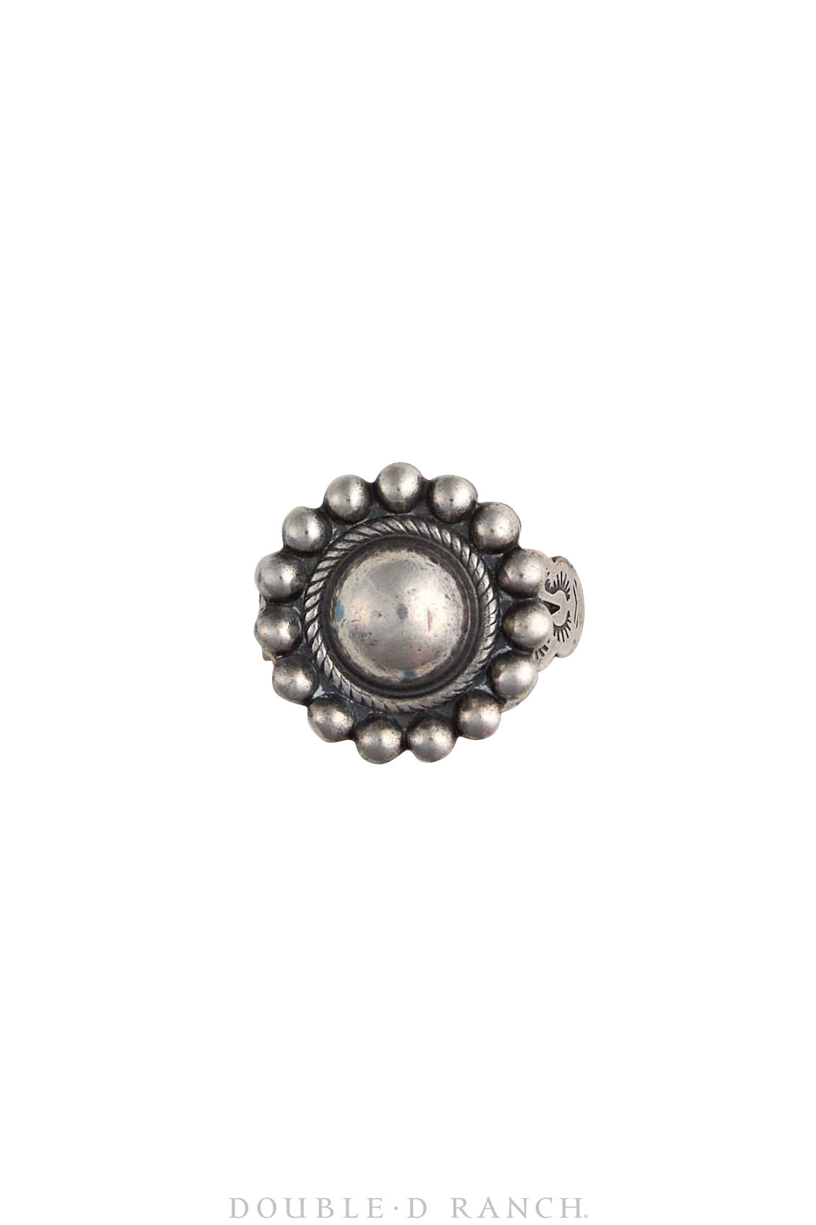 Ring, Fred Harvey Railroad Era, Sterling, Vintage, 1613