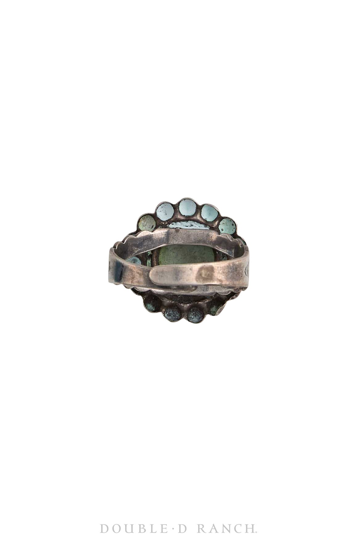 Ring, Fred Harvey Railroad Era, Sterling, Vintage, 1613