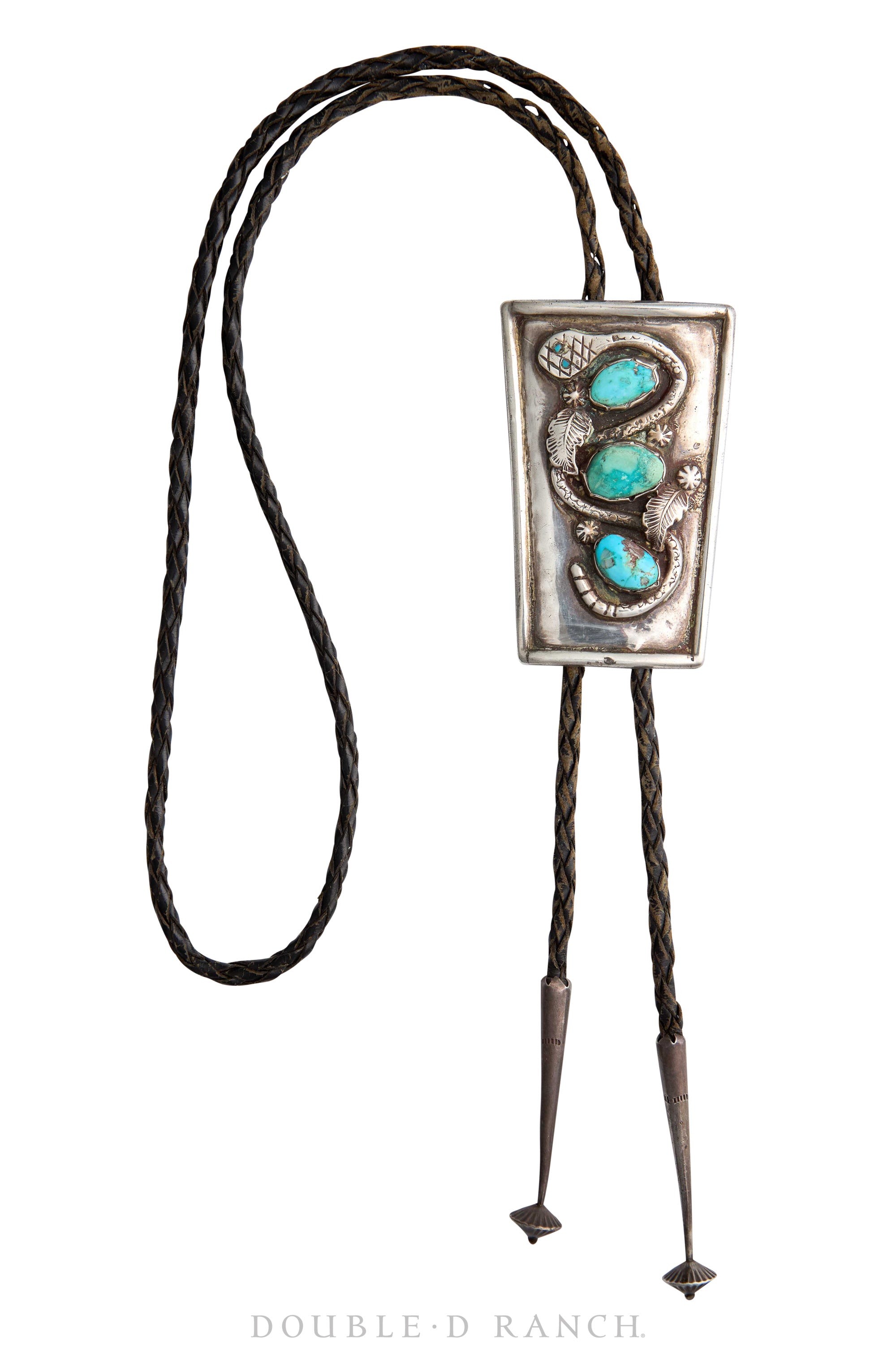 Bolo, Novelty, Turquoise, Snake, Calavaza Hallmark, Vintage, 3229