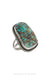 Ring, Natural Stone, Turquoise, Single Stone, Vintage, 1477