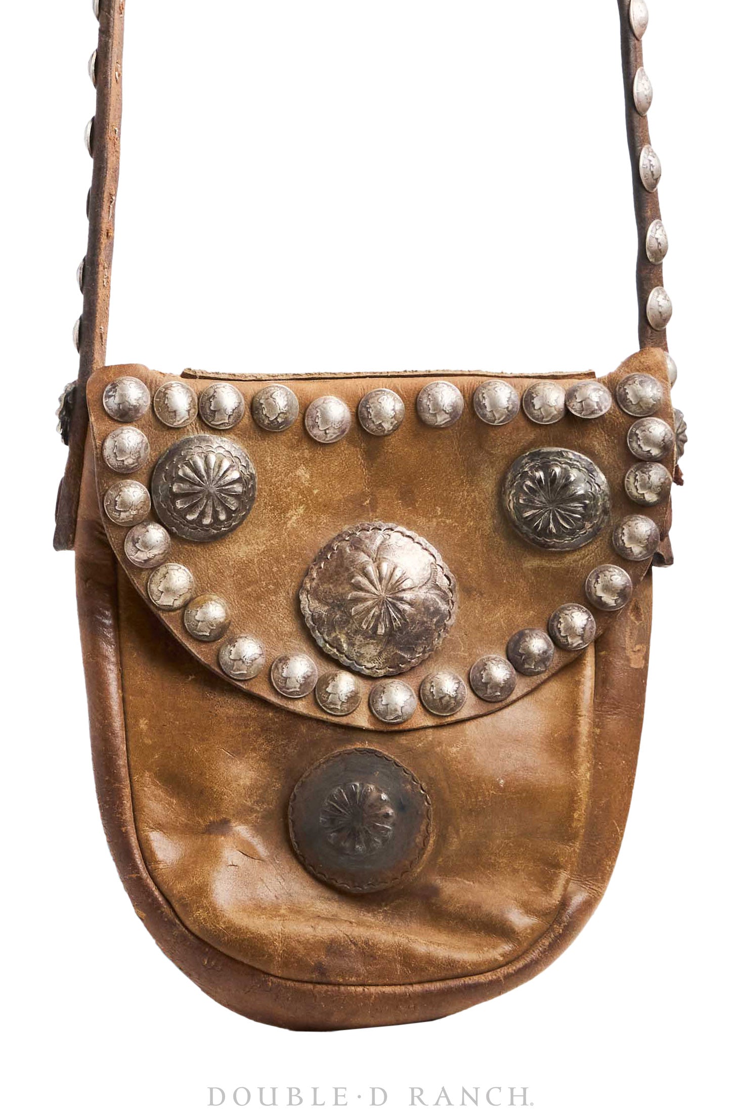 Bag, Bandolier, Conchos, Mercury Dimes, Vintage, 1291