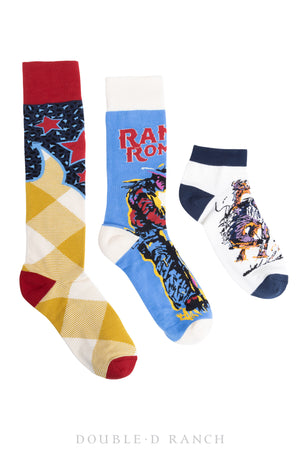 Socks, Ranch Romance, 3 Pack, 196