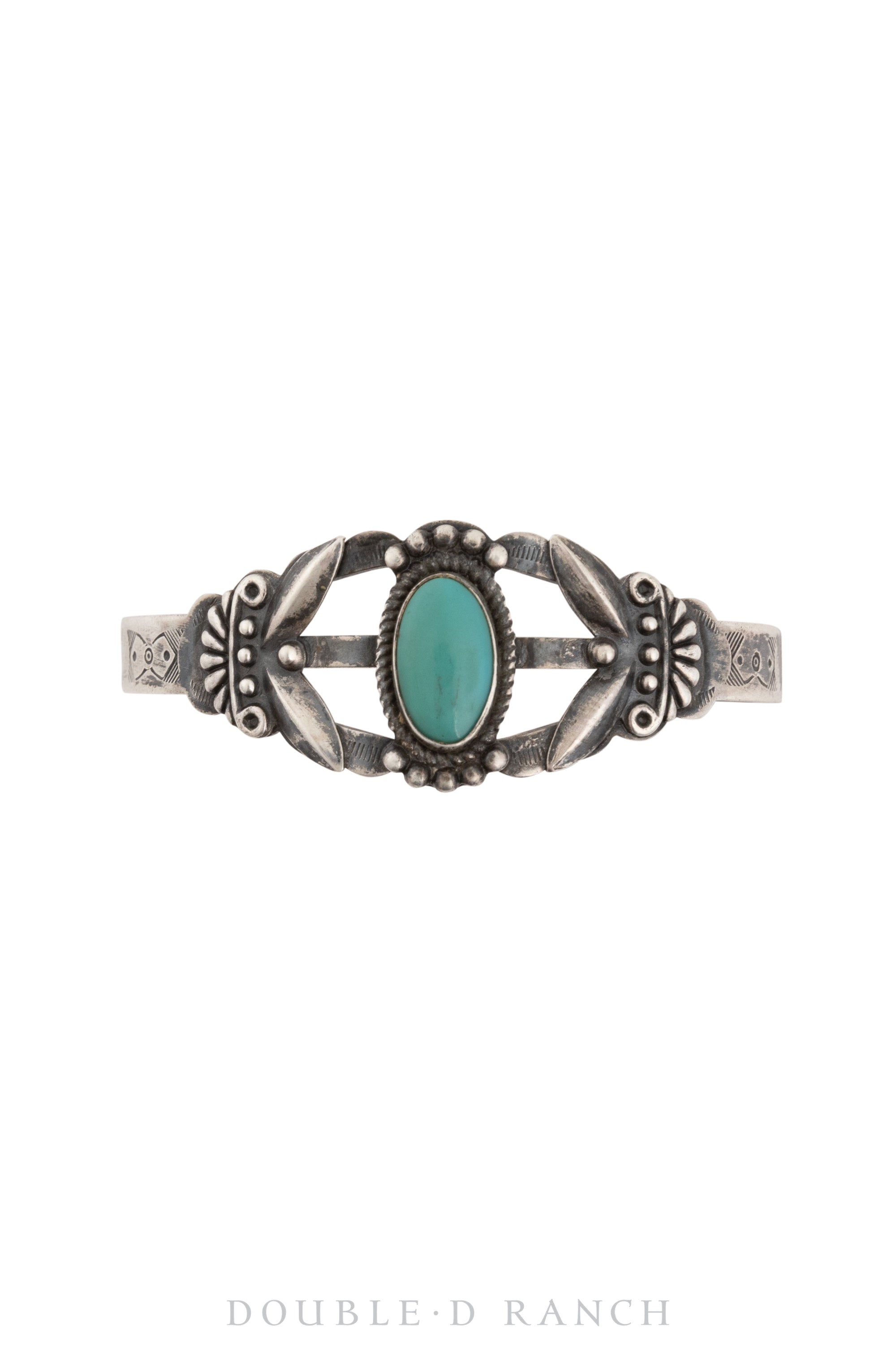 Cuff, Fred Harvey Railroad Era, Turquoise, Vintage, 3743