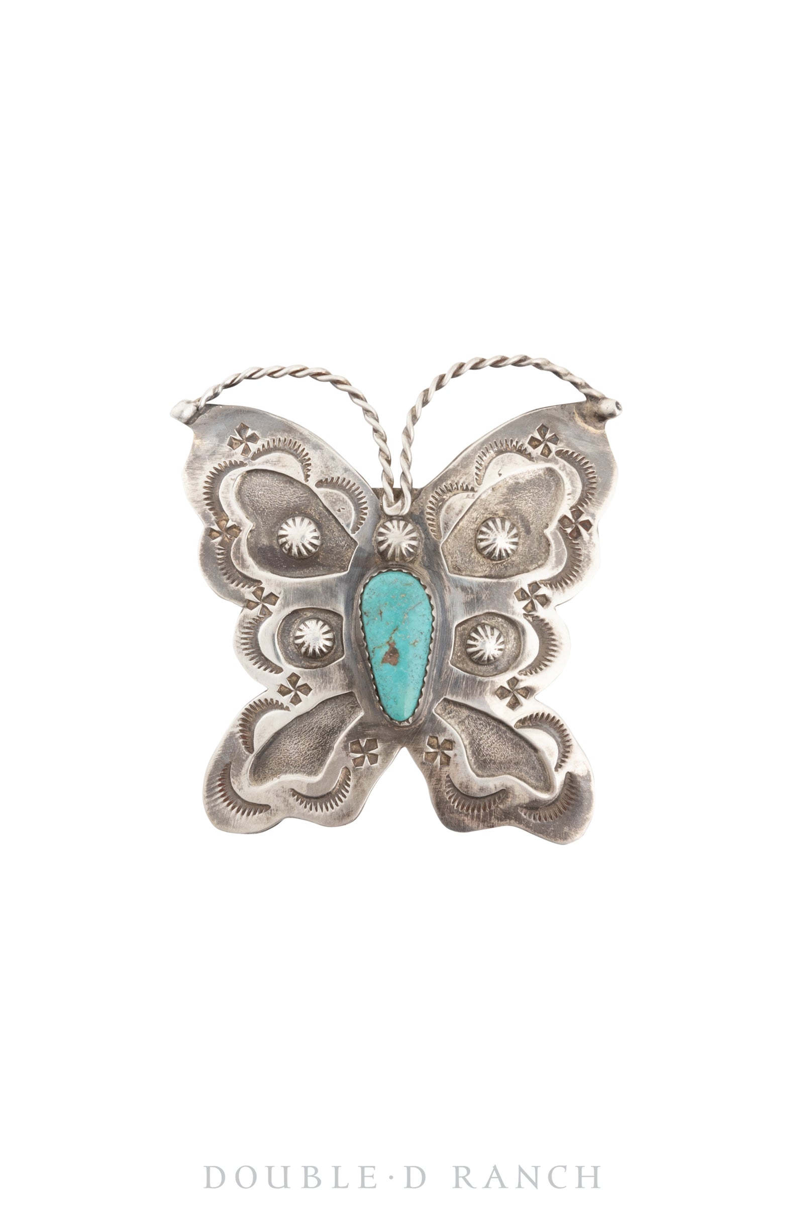 Ring, Novelty, Butterfly, Turquoise, Hallmark, New Old Stock, 1462A