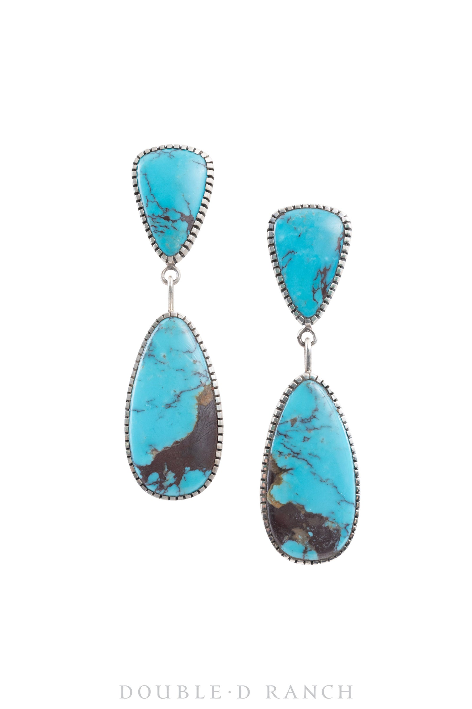 Earrings, Drop, Turquoise, Hallmark, Contemporary, 1420