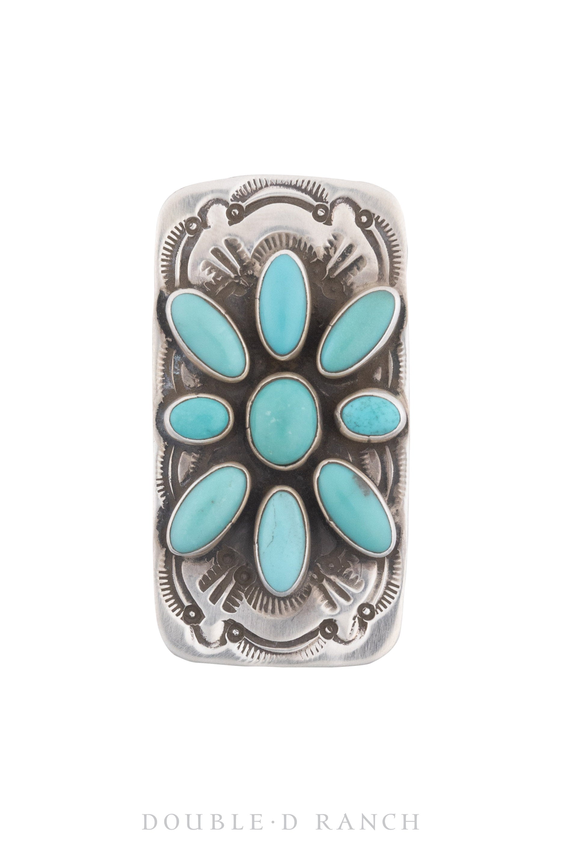 Ring, Shield, Turquoise, Hallmark, Contemporary, 1278